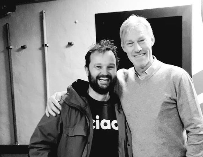 Jurgen samen met Bart De Roover.