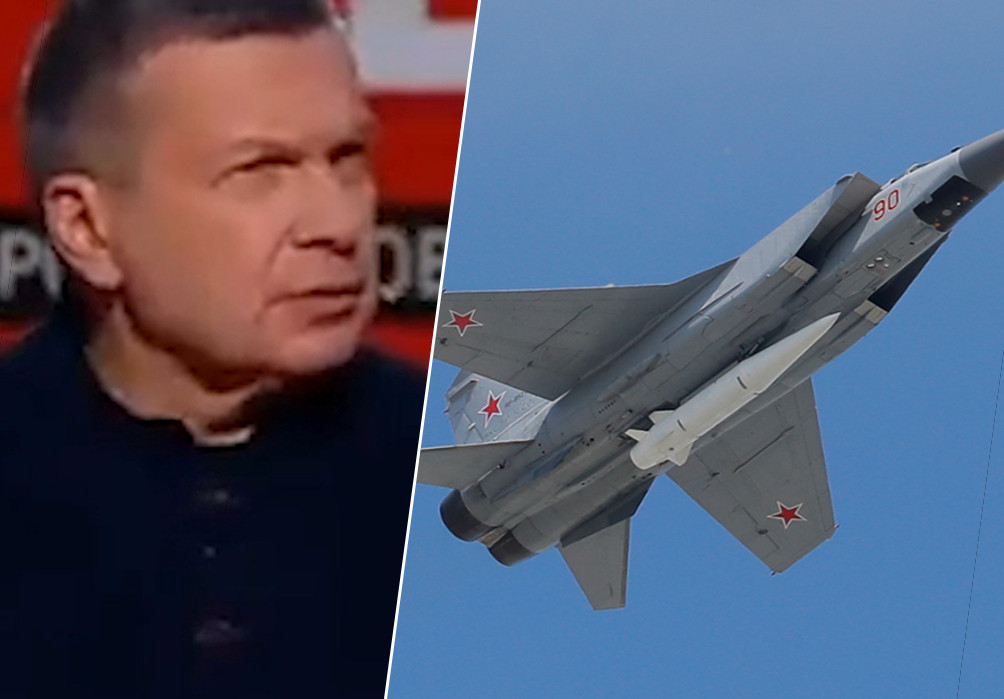 Beruchte Russische tvpresentator pocht over raketten die “in 9 minuten