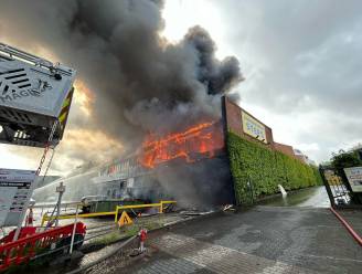 Loods met honderden wagens in lichterlaaie bij industriebrand in Zellik: “Houd ramen en deuren voorlopig gesloten”