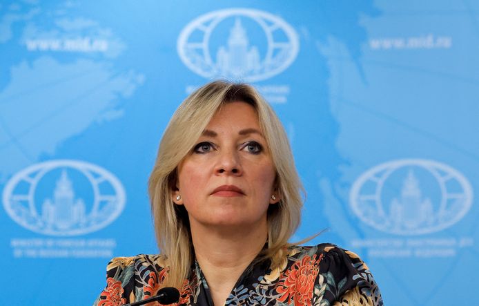 Woordvoerder van het ministerie van Buitenlandse Zaken Maria Zakharova.