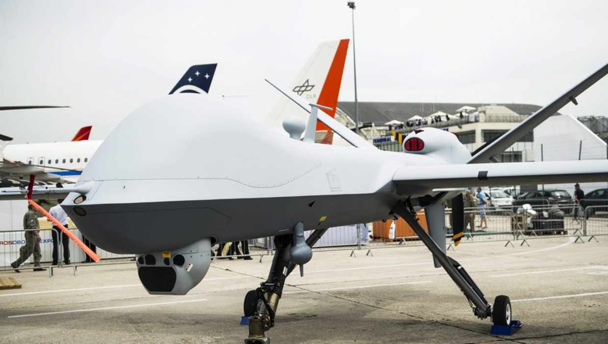 Een Amerikaanse drone op archiefbeeld. Beeld epa
