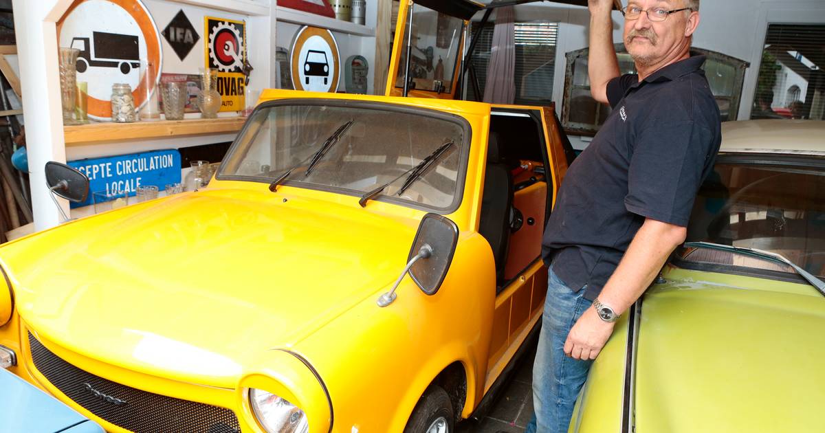 Wilfred en Wilma hebben een tuin vol Trabantjes: 'Mensen blijven staan en maken foto's' - Tubantia