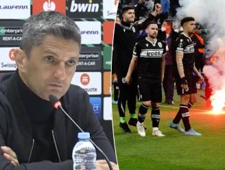 Na reeks schandalige voorvallen tijdens Marseille-PAOK spreekt Griekse coach nog wat dreigende taal: “Hun fans komen maar beter niet naar terugmatch”