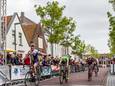 De finish van de Ronde van Noord-Beveland in Wissenkerke.