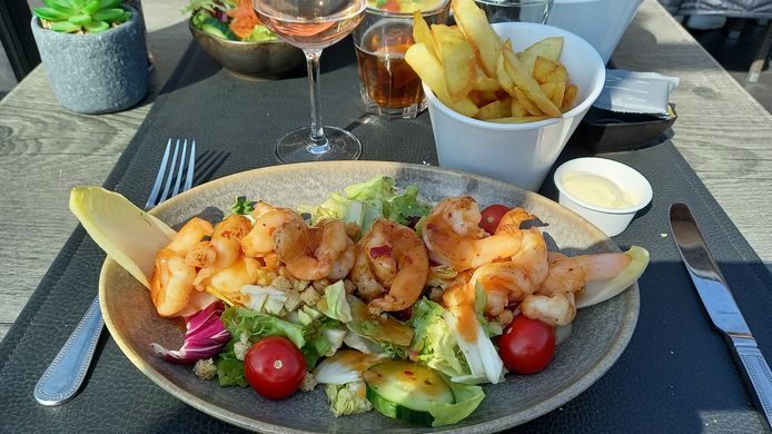 Scampi sweet-chili