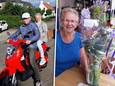 De scooter waar na de diagnose ALS nog menig rondje mee gereden is.
