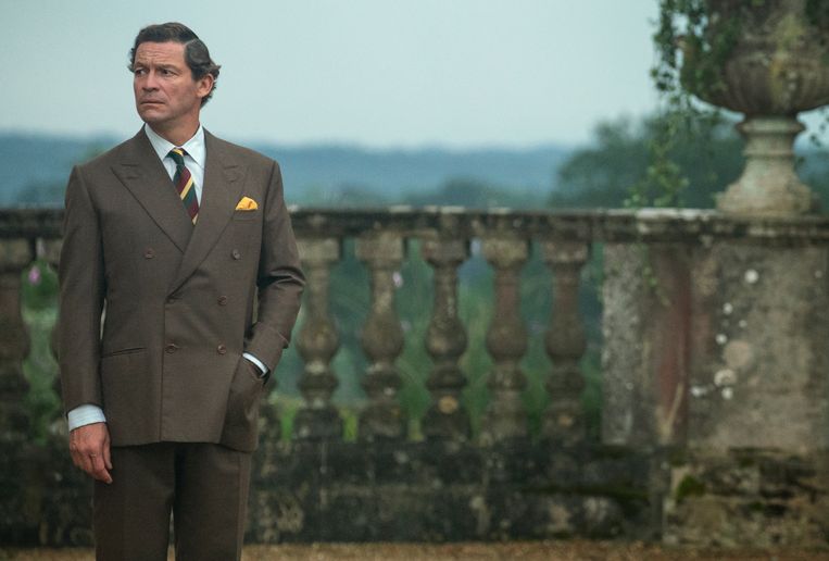 Dominic West als Prince Charles in seizoen 5 van ‘The Crown’. Beeld Keith Bernstein 