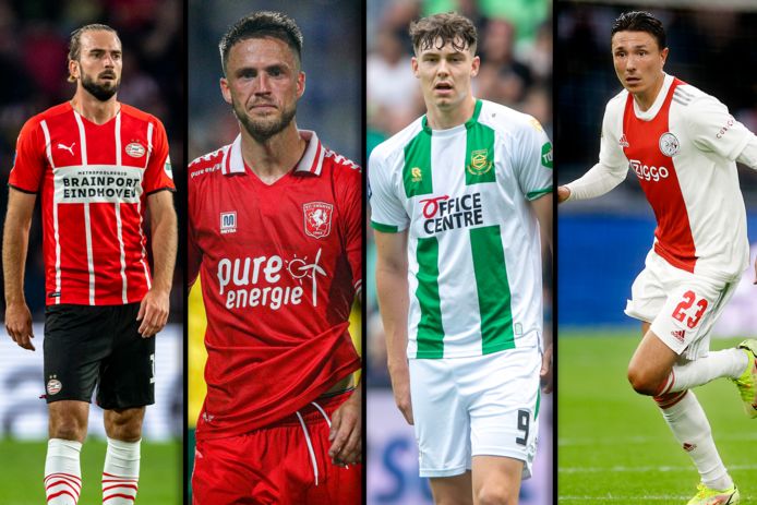 Davy Pröpper, Ricky van Wolfswinkel, Jørgensen Strand Larsen en Steven Berghuis.
