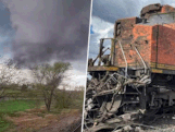 Monsterlijke tornado treft trein: "Weg van de ramen!"