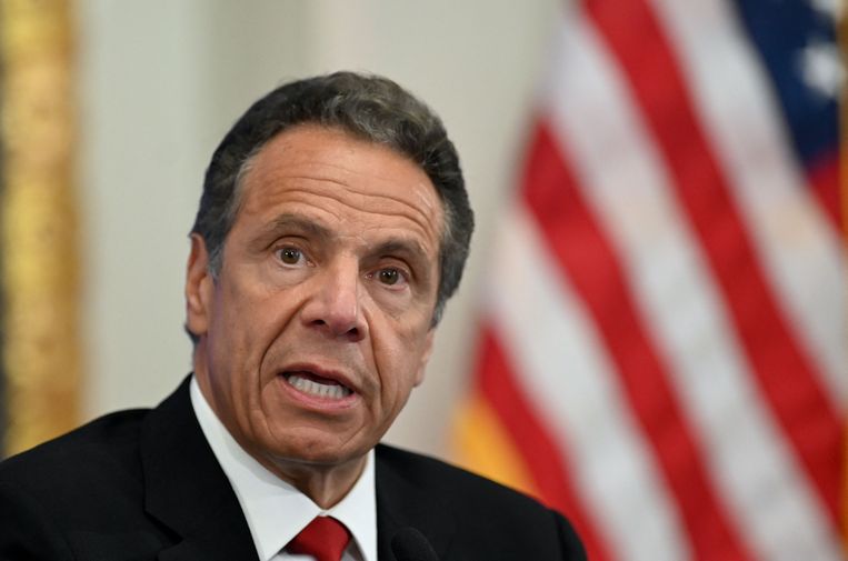 De Democratische gouverneur van New York Andrew Cuomo. Beeld AFP