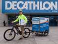 Decathlon Brugge levert pakjes voortaan ook per fiets