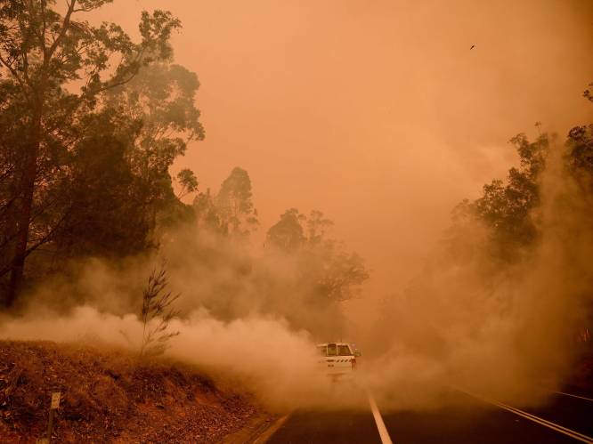 Eén dode en zes vermisten na "verschrikkelijke dag" van Australische bosbranden