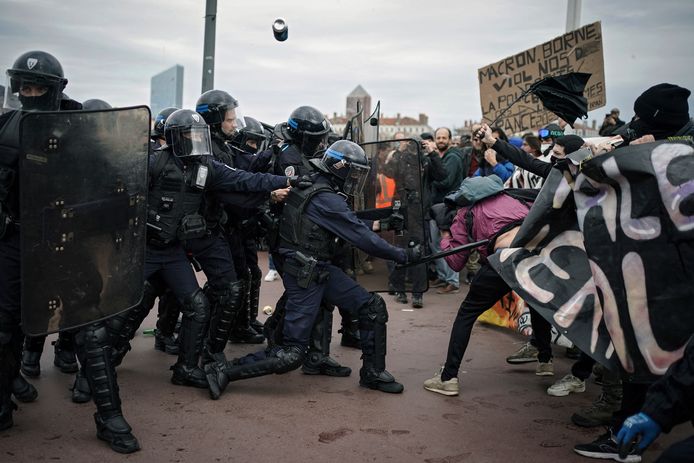 Manifestation à Lyon, 23 mars 2023.