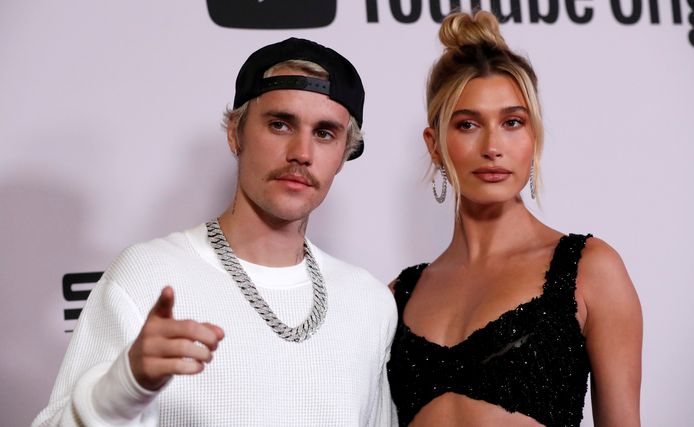 Justin Bieber en zijn vrouw Hailey Baldwin.