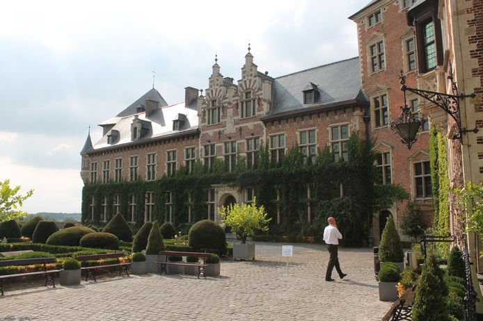 De binnentuin van het Kasteel van Gaasbeek