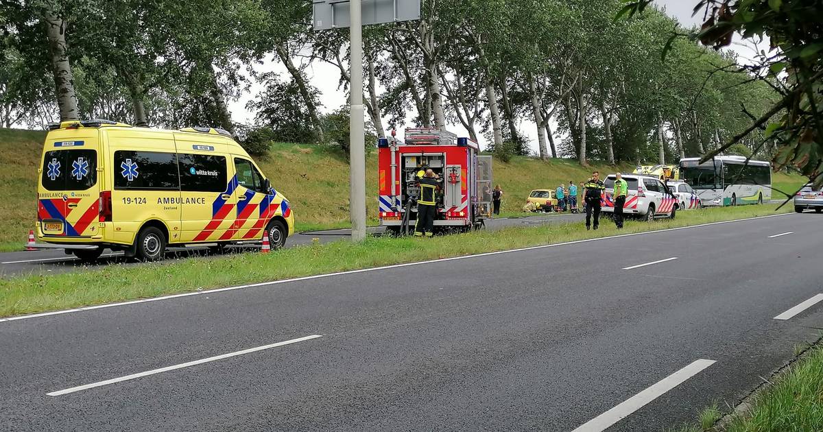 Bestuurder gewond bij ongeval in Middelburg.