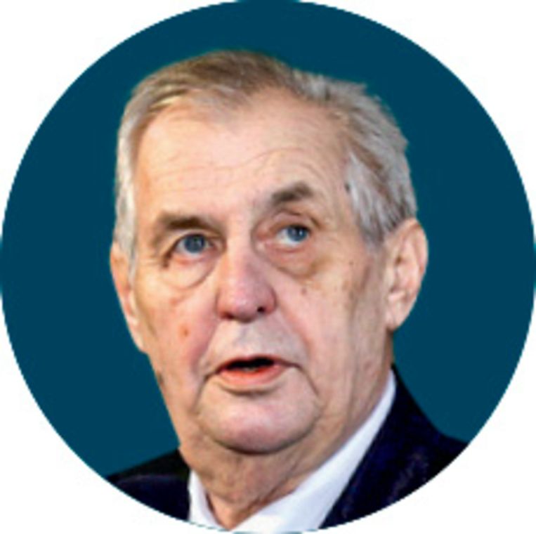 Milos Zeman. Beeld rv