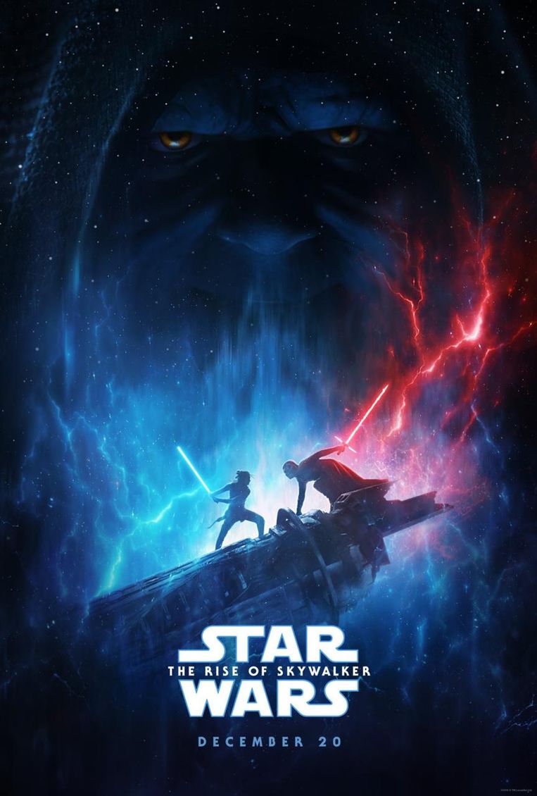 De poster van 'Star Wars: The Rise of Skywalker' Beeld Lucasfilm/Disney