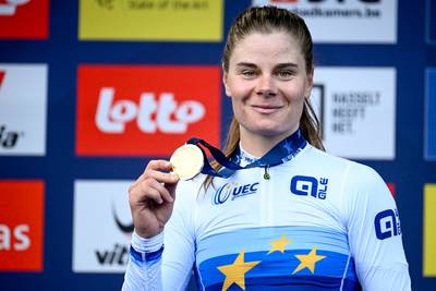 “World Road Championship is a priority, but I also want to ride a strong time trial”: Lotte Kopecky on new challenges after European Championship gold