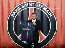 Premier entraînement de Beckham avec le PSG mercredi