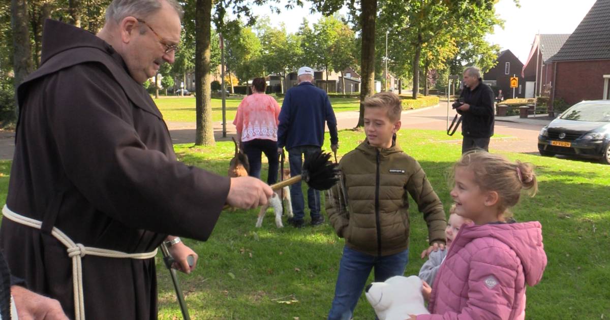Diaken Hans brengt de dierzegening op Werelddierendag naar Geffen - BD.nl