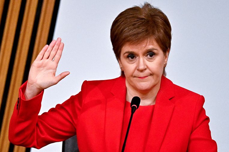 Nicola Sturgeon.  Beeld REUTERS