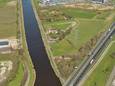 Zo gaat de 380 kV-hoogspanningsleiding lopen ter hoogte van de Vlietweg bij Roosendaal.