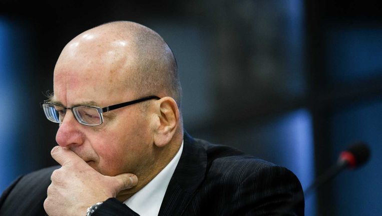 Staatssecretaris Fred Teeven van Veiligheid en Justitie in de Tweede Kamer. Beeld anp