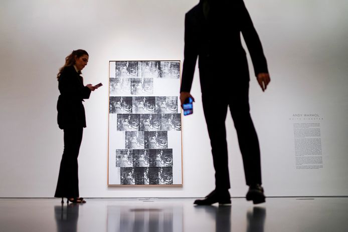 Een werk van Warhol in een galerie in New York. Foto ter illustratie.