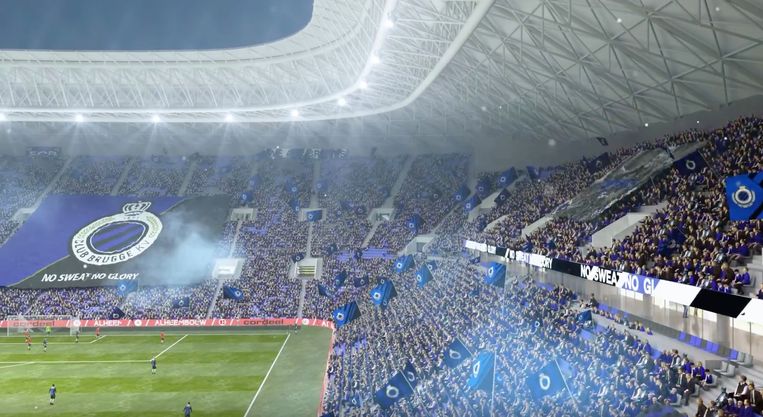 Simulatie van het nieuwe stadion. Beeld studio-alma.fr