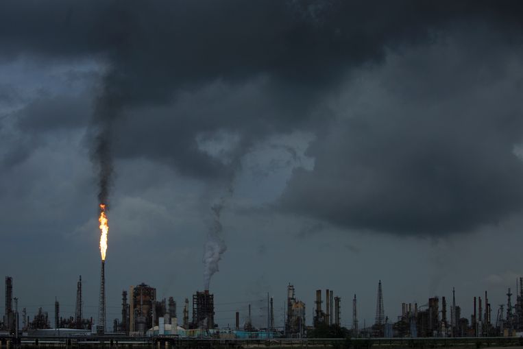 Een Shell-raffinaderij in Louisiana.  Beeld Getty Images
