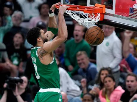 Boston Celtics verder in play-offs NBA dankzij onstuitbare Jayson Tatum