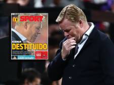 Ronald Koeman ontslagen in vliegtuig: ‘Het was waardeloos wat Barcelona heeft gepresteerd’