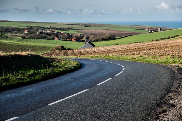 Archiefbeeld van de Cap Blanc-Nez . Het meisje kwam ten val tussen de Noord-Franse gemeenten Wissant en Cap Blanc-Nez.