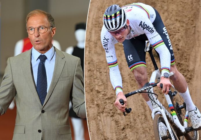 Links: BOIC-voorzitter Johan Bellemans.
Rechts: Mathieu van der Poel.