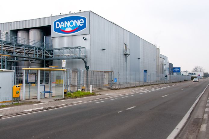 De fabriek van Danone België in Rotselaar.