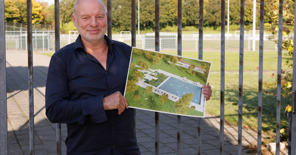 Almere trekt tonnen uit voor eerste buitenzwembad, toch is bedenker Gregor (62) niet blij: ‘Dit gaat