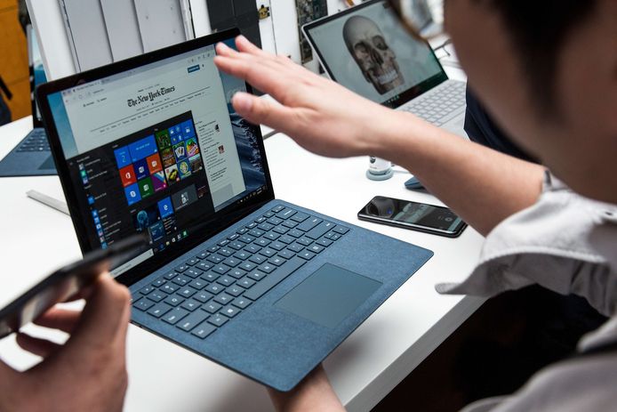 Een Microsoft Surface Laptop.