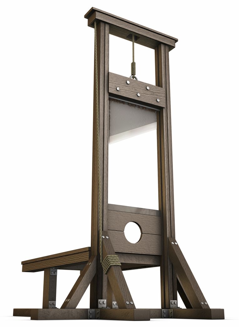 Amerikaan hakt arm af met zelfgemaakte guillotine Het Parool