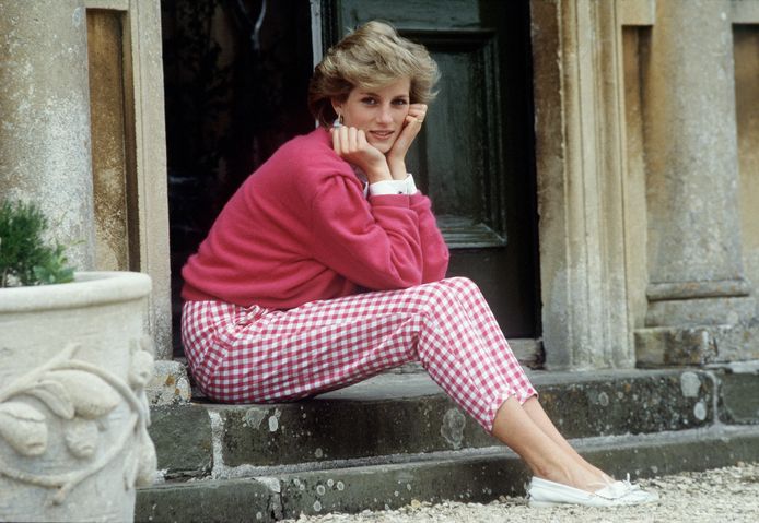Prinses Diana op 18 juli 1986.