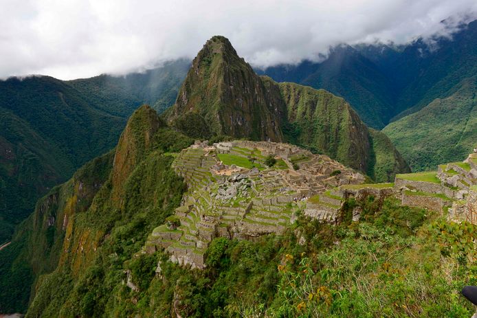 De ruïnestad van de Inca's Machu Picchu.