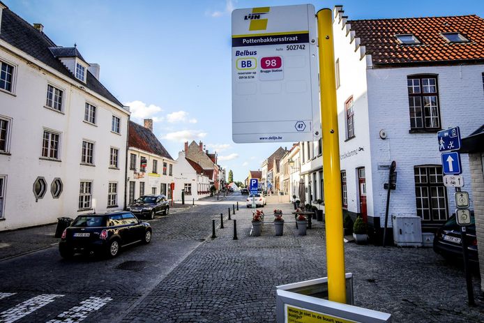 In Damme rijden er maar heel weinig Lijnbussen rond.