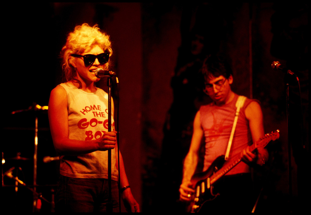 'Heart of Glass' van Blondie, een hit in 1979. Beeld Redferns