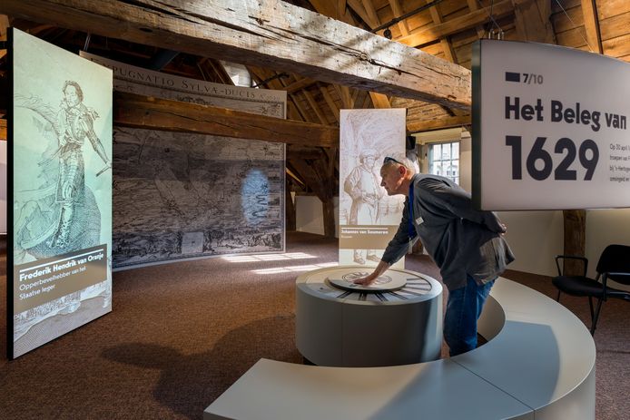 De zolder van het Kruithuis is ook ingericht als onderdeel van het vesting- en watermuseum.