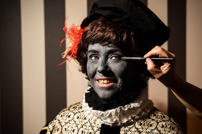 Foto ter illustratie. Een grijze piet in Arnhem.