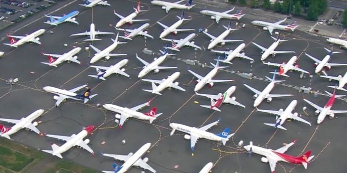 737 Max-vliegtuigen ‘geparkeerd’ in Seattle