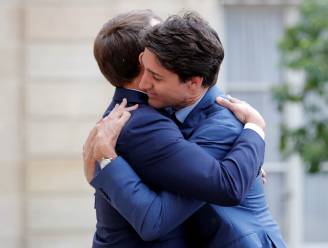 Macron en Trudeau: de bromance bloeit
