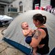 Dakloosheid dreigt voor vele Amerikaanse huishoudens. In Portland bepaalden daklozen al lang het straatbeeld