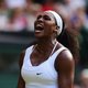 Serena Williams kruipt door het oog van de naald