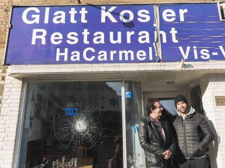 Zes weken cel (en dus meteen vrij) voor man die inramde op Joods restaurant